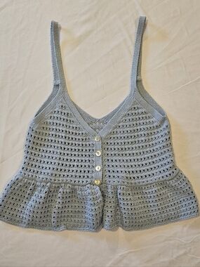 Small Zara Crochet Cropped Top